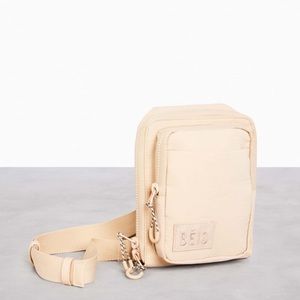 Beis The Sport Sling in Beige brand new